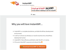 Tablet Screenshot of instantwp.com